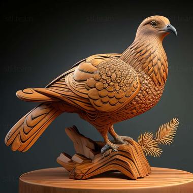 3D model grouse (STL)